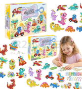 Diamond painting stickers dinosaur