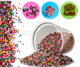 Set of ironing beads 6800pcs bucket