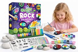 Stone painting set glow in the dark