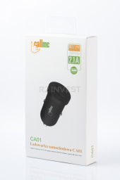 Ład. sam.  2.1A 2 USB czarna CA01 Callme 