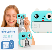 Camera printer model Q5 blue