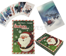 Christmas card deck 52pcs.